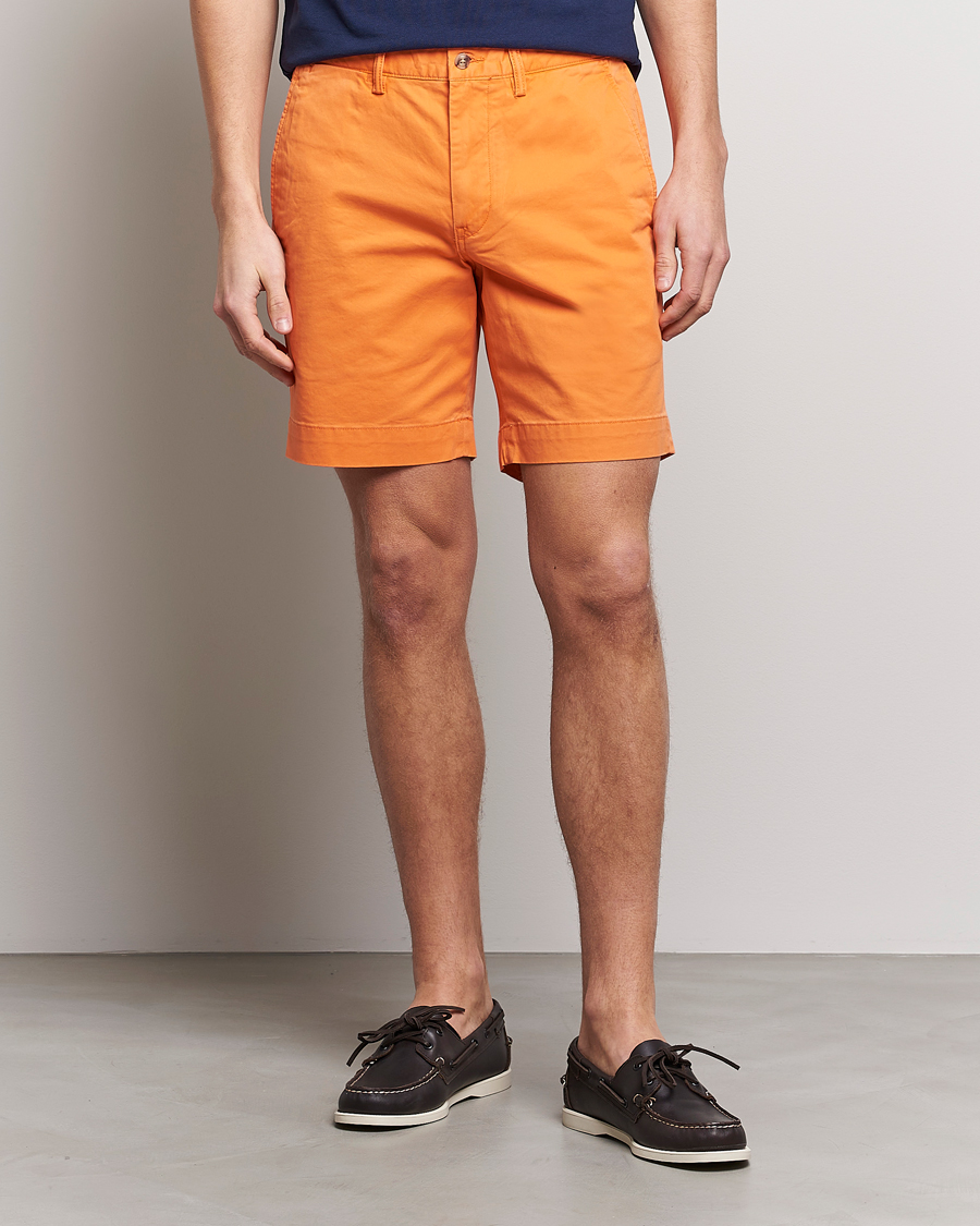 Herre | Shorts | Polo Ralph Lauren | Tailored Slim Fit Shorts Optic Orange