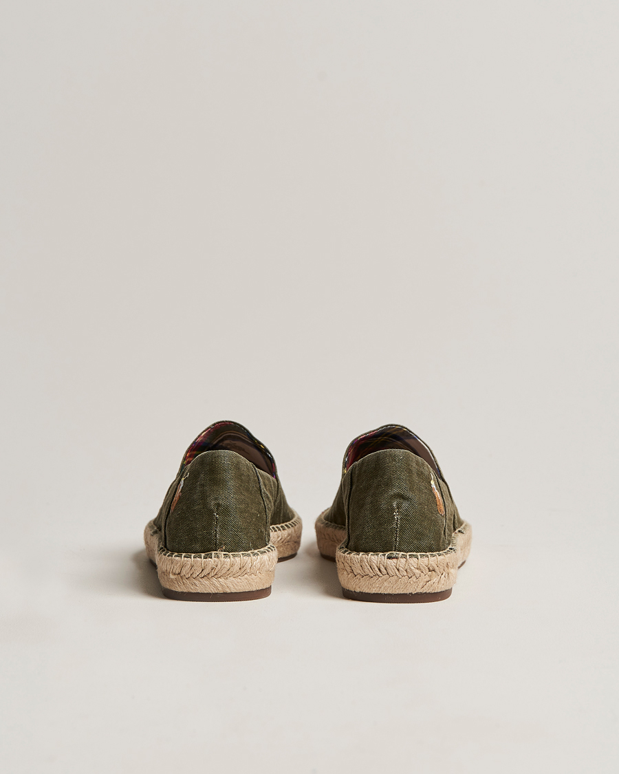 Herre | Cevio Canvas Espandrilles Canopy Green | Polo Ralph Lauren | Cevio Canvas Espandrilles Canopy Green