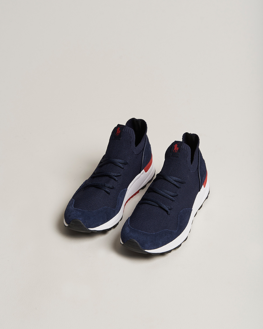Herre | Polo Ralph Lauren Trackstr 200 Running Sneaker Hunter Navy | Polo Ralph Lauren | Trackstr 200 Running Sneaker Hunter Navy