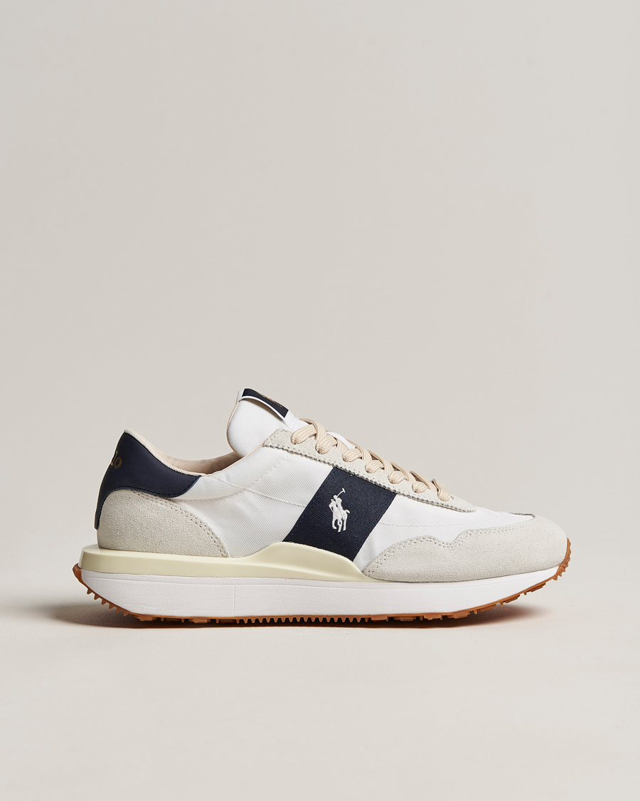 Herre | Polo Ralph Lauren Train 89 Running Sneaker White/Hunter Navy | Polo Ralph Lauren | Train 89 Running Sneaker White/Hunter Navy