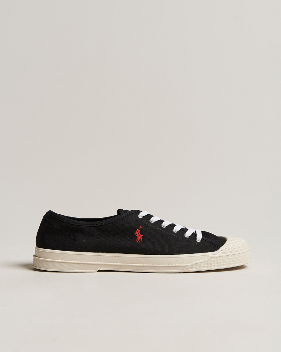 Herre | Polo Ralph Lauren Paloma Canvas Sneaker Black/Red | Polo Ralph Lauren | Paloma Canvas Sneaker Black/Red