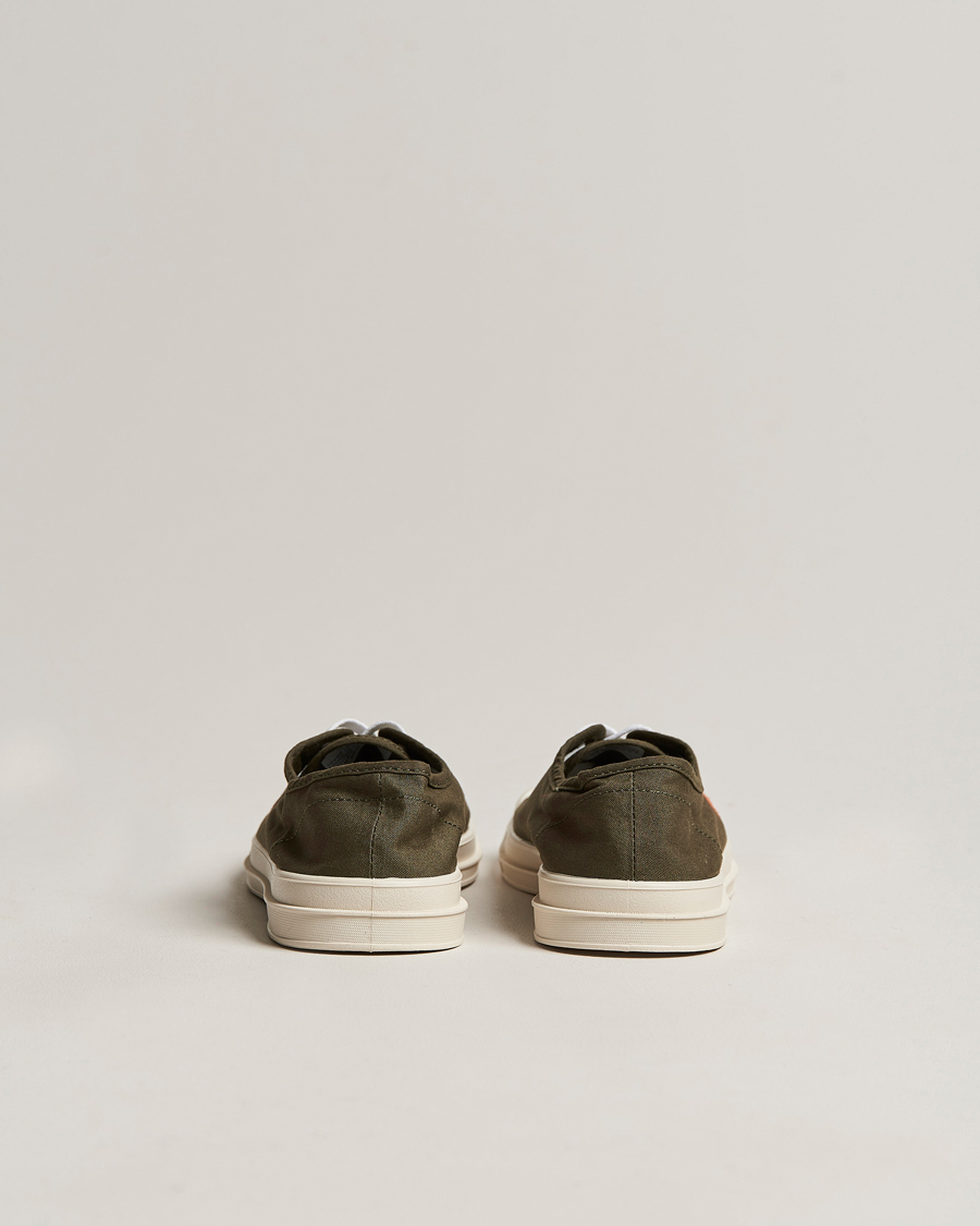 Herre | Paloma Canvas Sneaker Canopy Olive/Orange | Polo Ralph Lauren | Paloma Canvas Sneaker Canopy Olive/Orange
