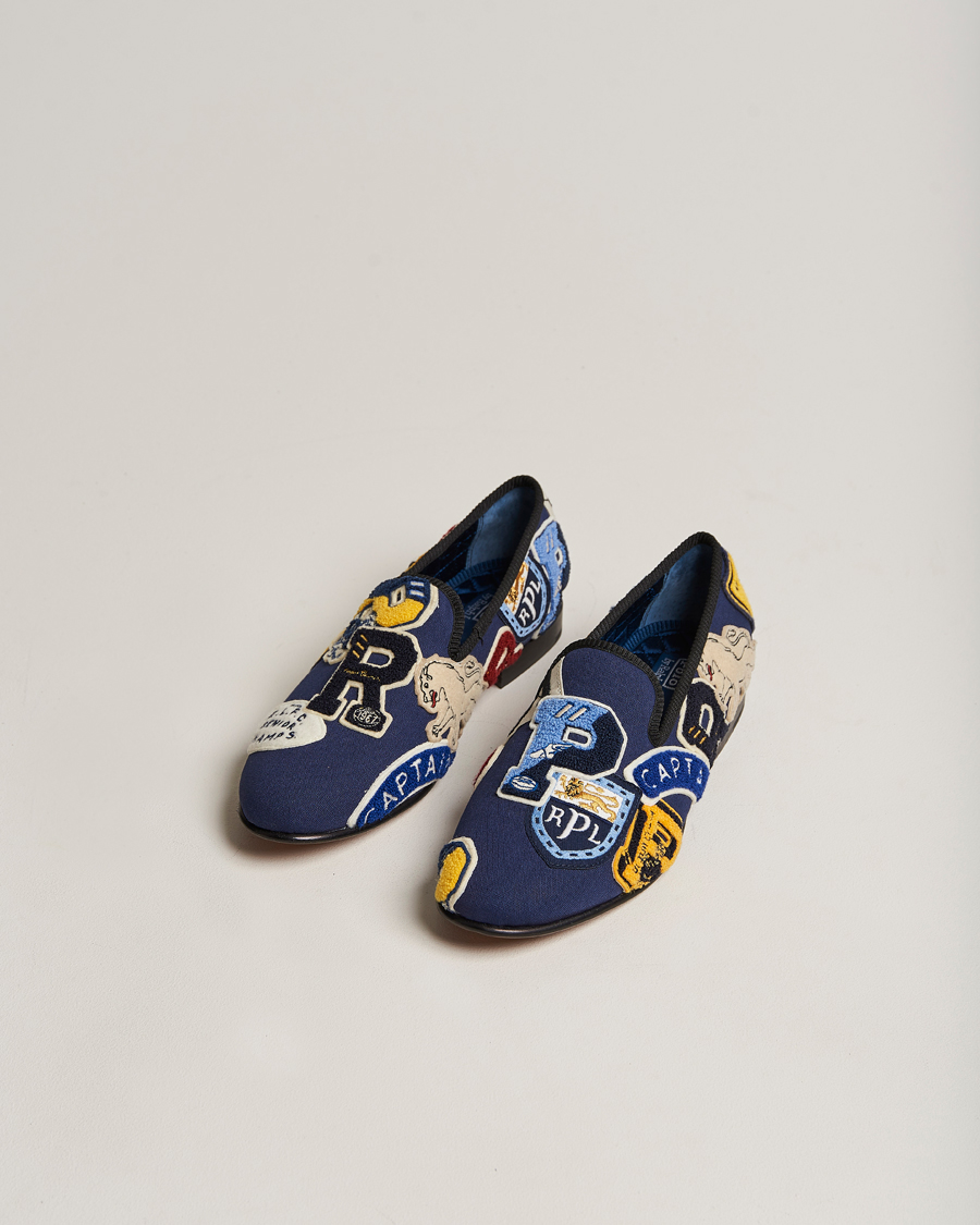 Herre | Polo Ralph Lauren Paxton Slipper Navy | Polo Ralph Lauren | Paxton Slipper Navy