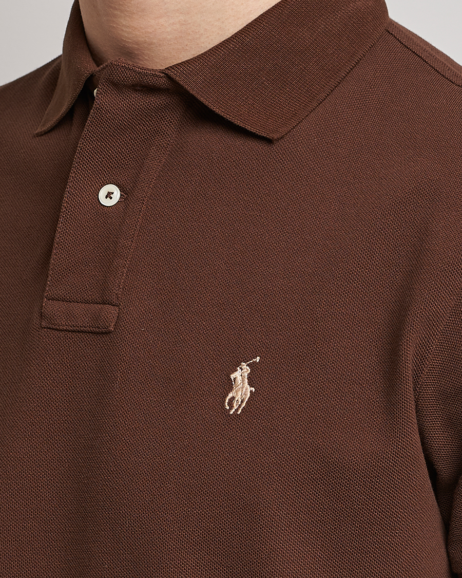 Herre | Polotrøjer | Polo Ralph Lauren | Custom Slim Fit Polo Branch Brown