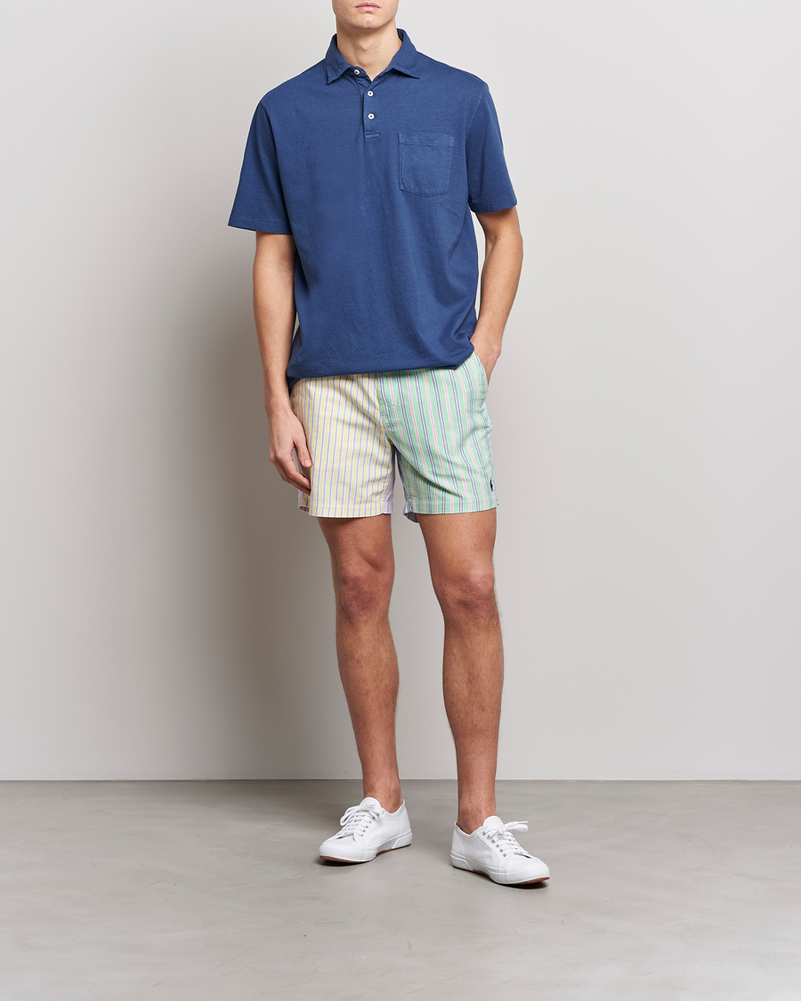 Herre | Polotrøjer | Polo Ralph Lauren | Cotton/Linen Polo Light Navy