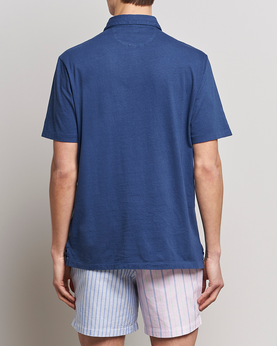 Herre | Polotrøjer | Polo Ralph Lauren | Cotton/Linen Polo Light Navy