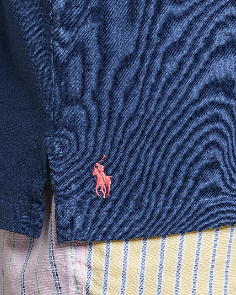 Herre | Polotrøjer | Polo Ralph Lauren | Cotton/Linen Polo Light Navy