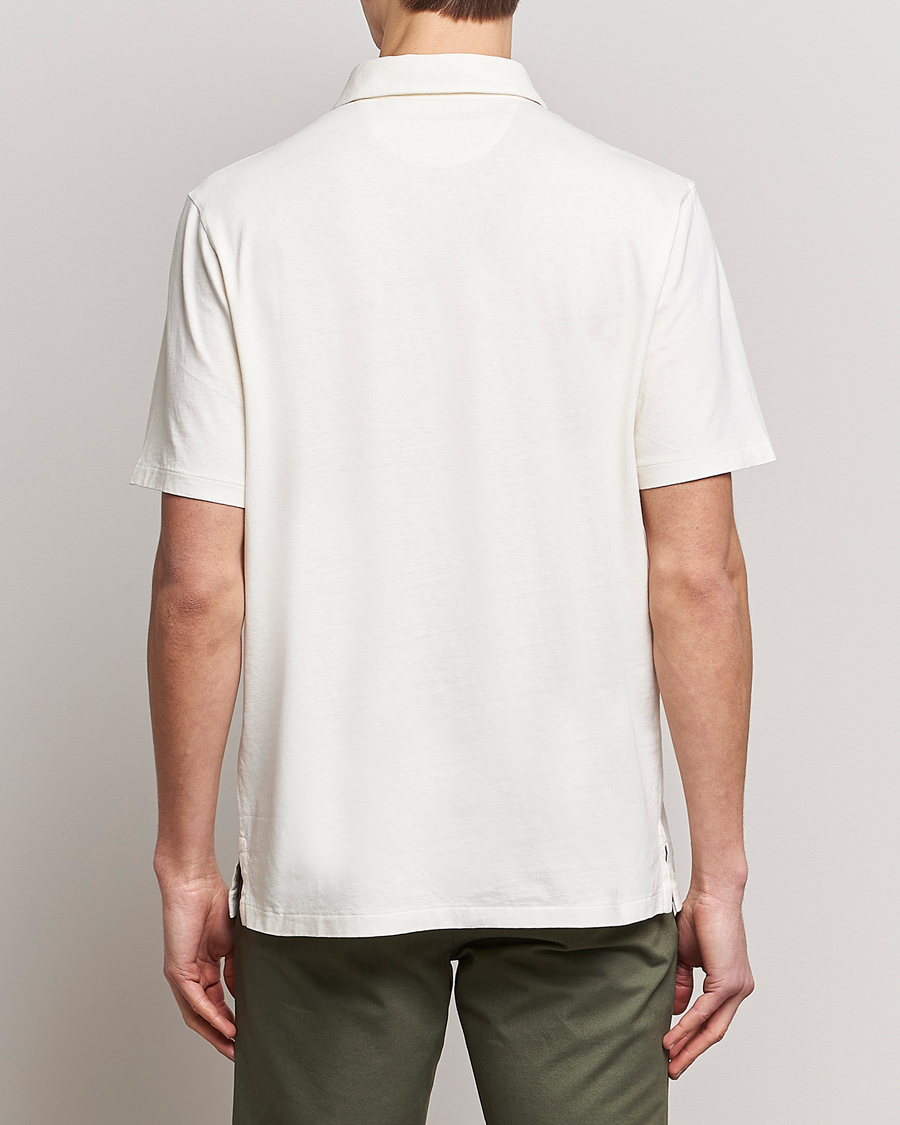 Herre | Polotrøjer | Polo Ralph Lauren | Cotton/Linen Polo Antique Cream