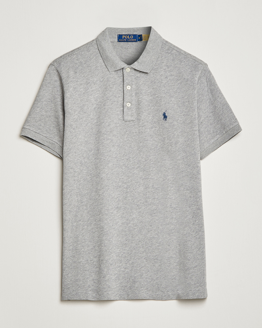 Herre | Polotrøjer | Polo Ralph Lauren | Custom Fit Spa Terry Polo Andover Heather