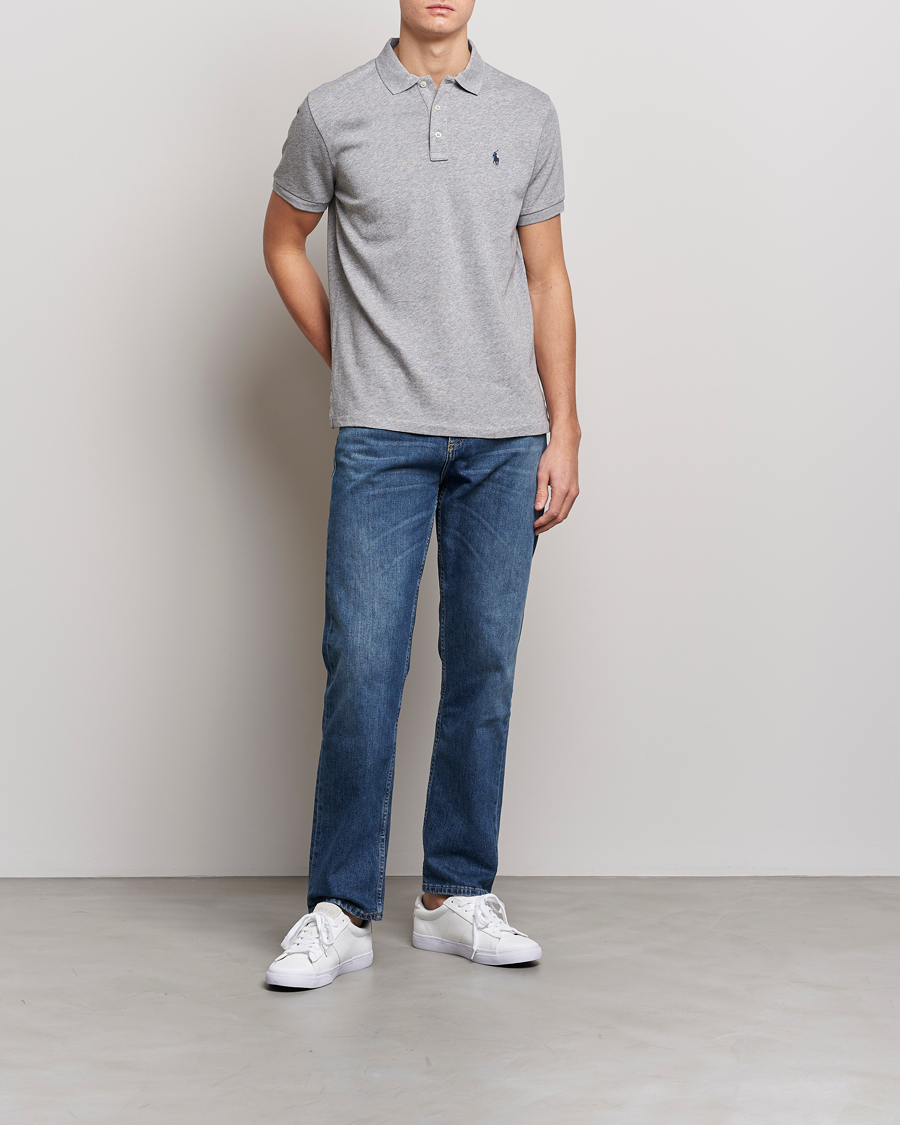 Herre | Polotrøjer | Polo Ralph Lauren | Custom Fit Spa Terry Polo Andover Heather