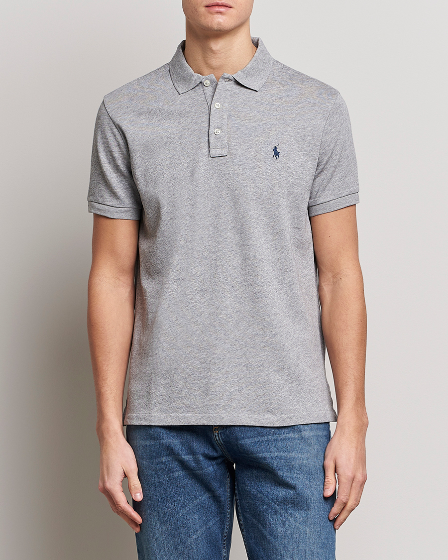 Herre | Polotrøjer | Polo Ralph Lauren | Custom Fit Spa Terry Polo Andover Heather