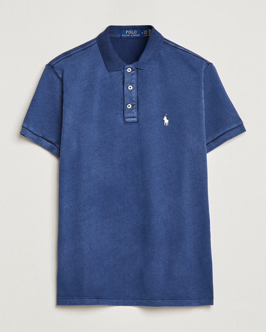 Herre | Polotrøjer | Polo Ralph Lauren | Custom Fit Spa Terry Polo Newport Navy