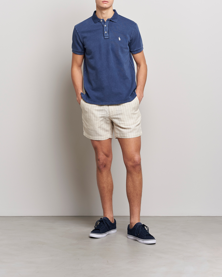 Herre | Polotrøjer | Polo Ralph Lauren | Custom Fit Spa Terry Polo Newport Navy