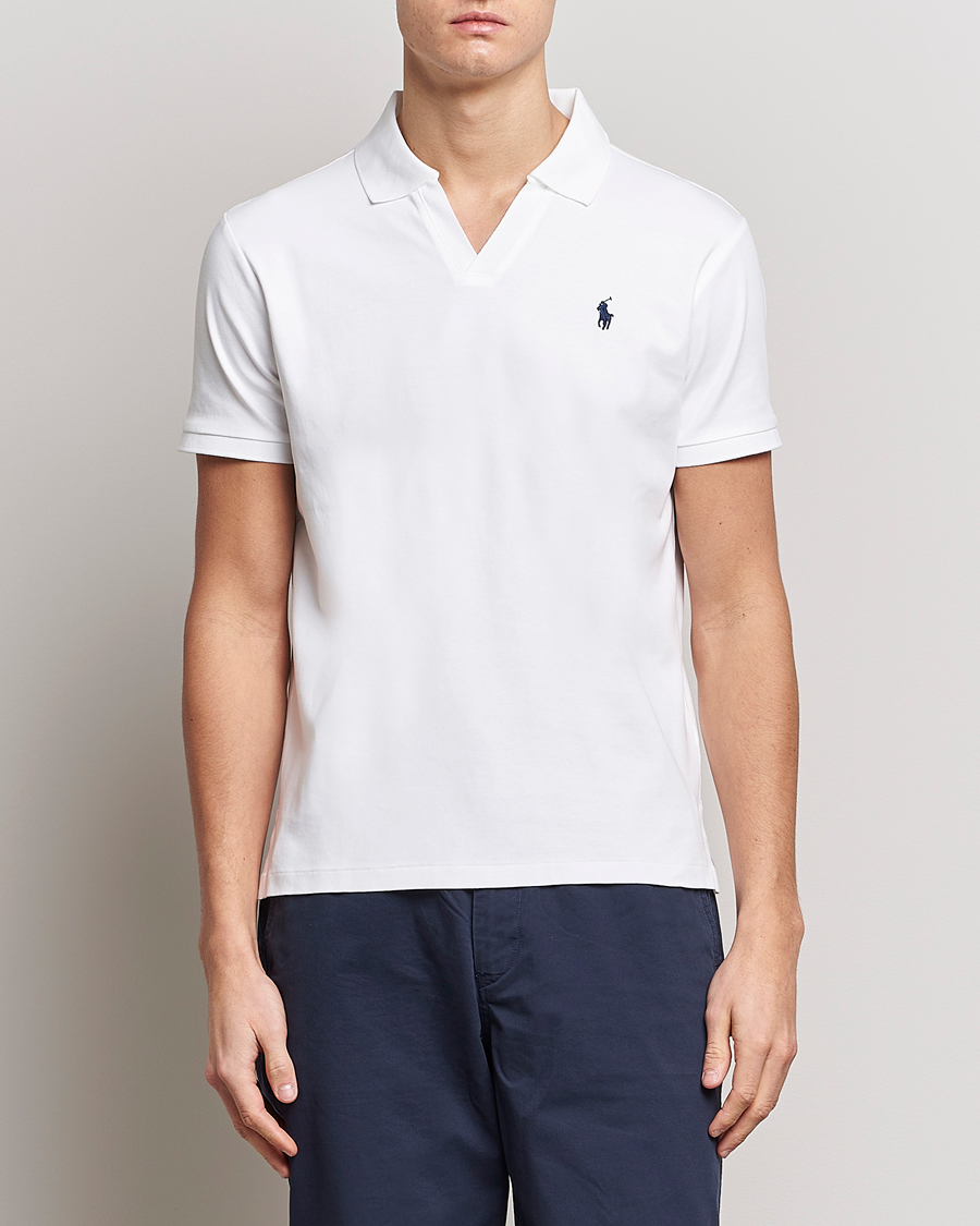 Herre | Polotrøjer | Polo Ralph Lauren | Luxury Cotton Polo White