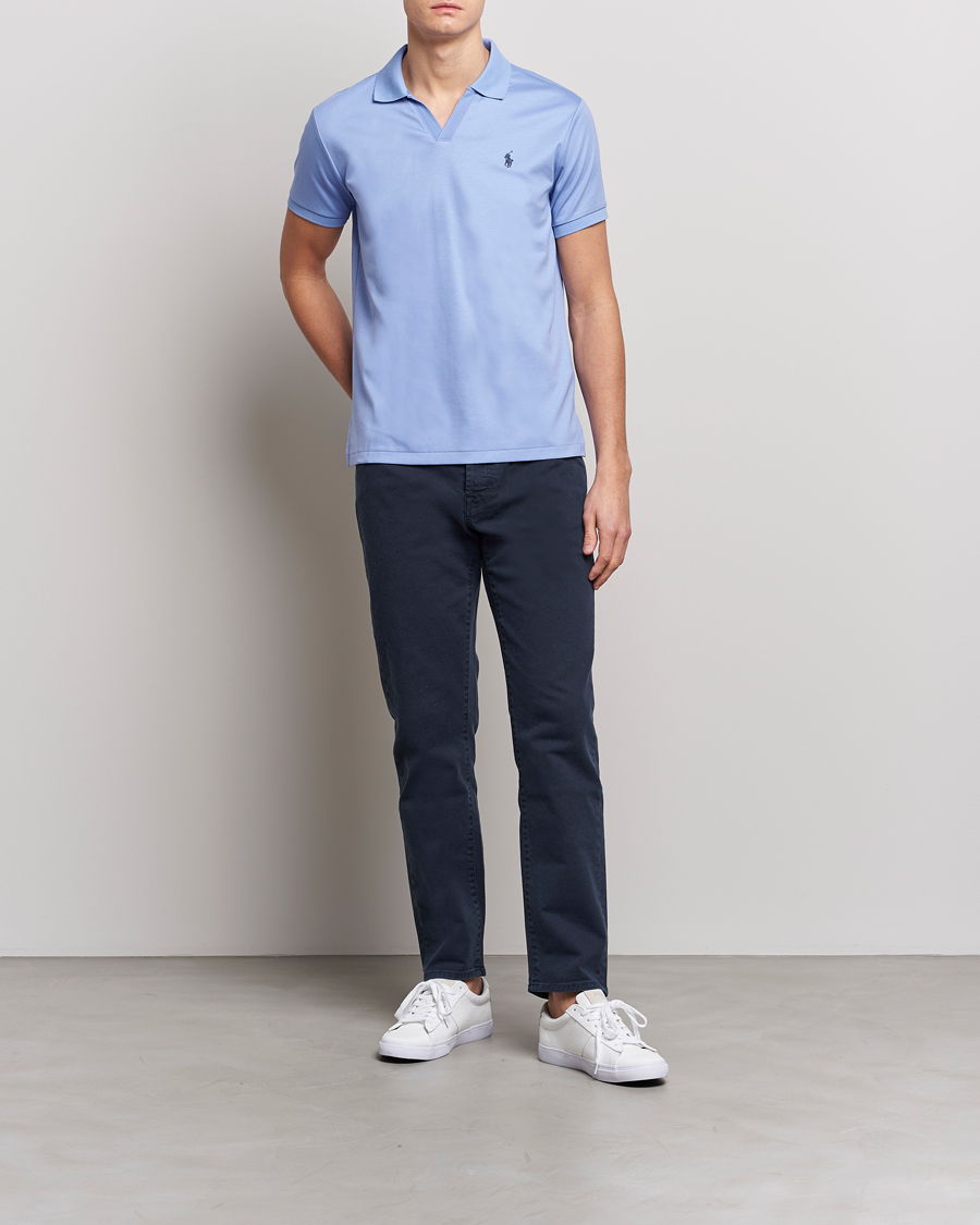 Herre | Polotrøjer | Polo Ralph Lauren | Luxury Pima Cotton Polo Lafayette Blue