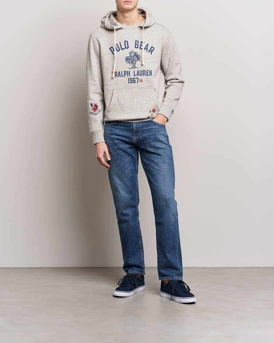 Herre | Trøjer | Polo Ralph Lauren | Vintage Fleece Polo Bear Hoodie Brooklyn Heather
