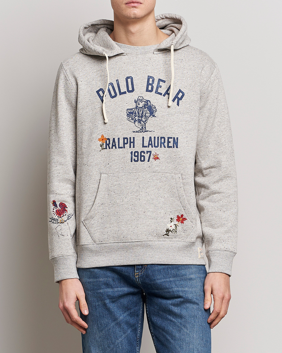 Herre | Trøjer | Polo Ralph Lauren | Vintage Fleece Polo Bear Hoodie Brooklyn Heather