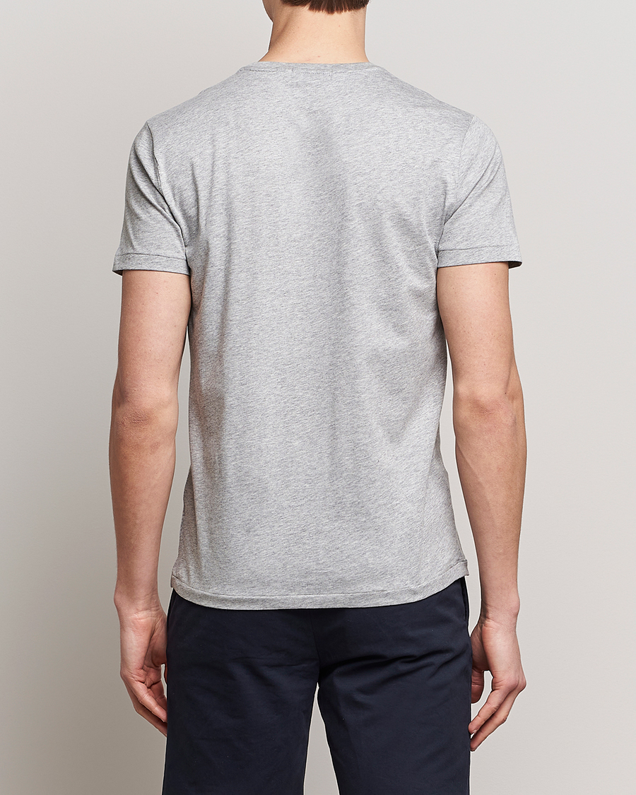 Herre | T-Shirts | Polo Ralph Lauren | Printed Heritage Bear Crew Neck T-Shirt Andover Heather