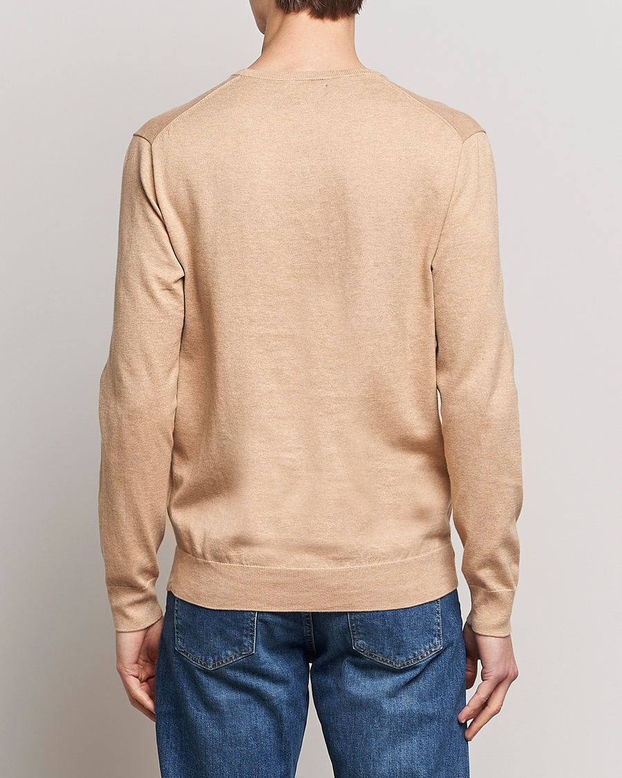 Herre | Trøjer | Polo Ralph Lauren | Cotton Crew Neck Sweater Camel Melange