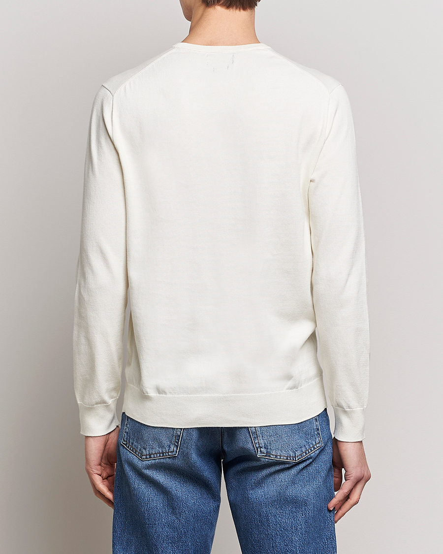 Herre | Trøjer | Polo Ralph Lauren | Cotton Crew Neck Sweater Antique Cream