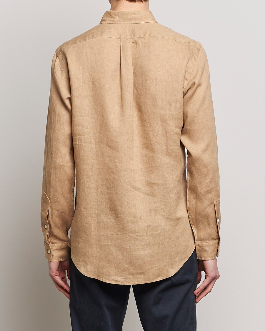 Herre | Skjorter | Polo Ralph Lauren | Custom Fit Linen Button Down Vintage Khaki