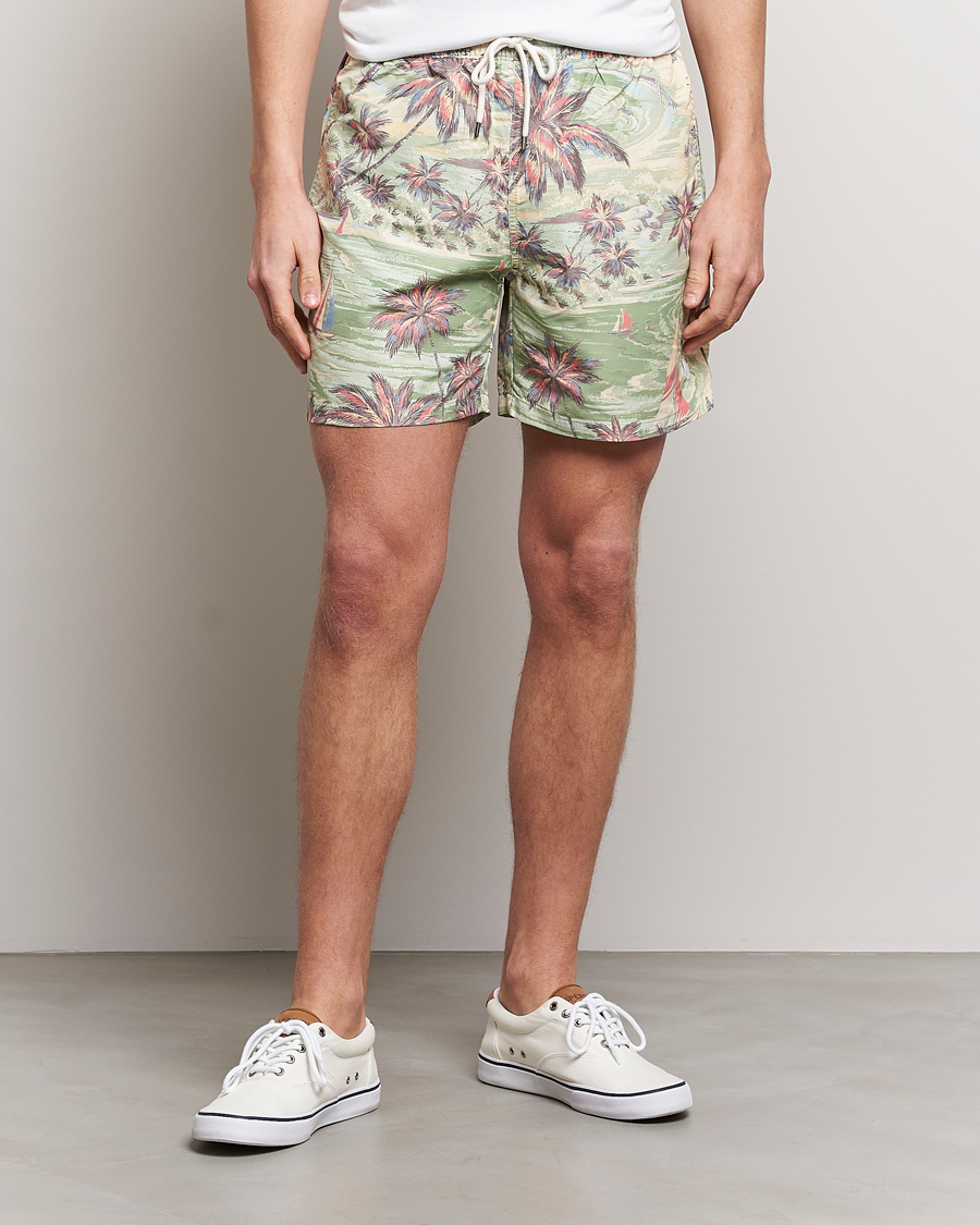 Herre | Badebukser | Polo Ralph Lauren | Hawaiian Bazar Swimshorts Beach Green