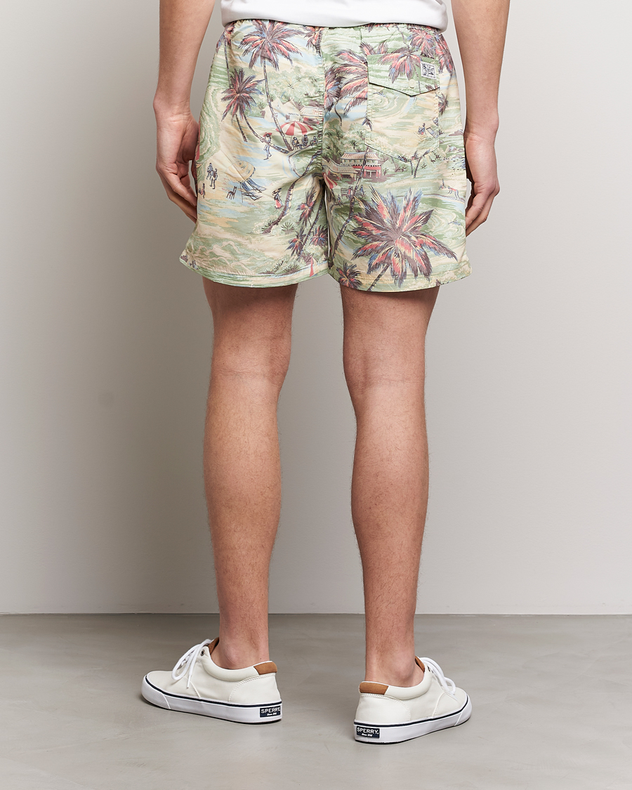 Herre | Badebukser | Polo Ralph Lauren | Hawaiian Bazar Swimshorts Beach Green