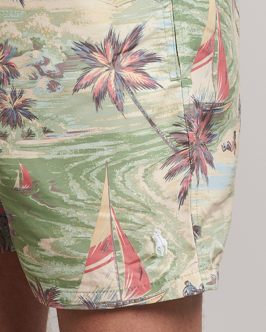 Herre | Badebukser | Polo Ralph Lauren | Hawaiian Bazar Swimshorts Beach Green