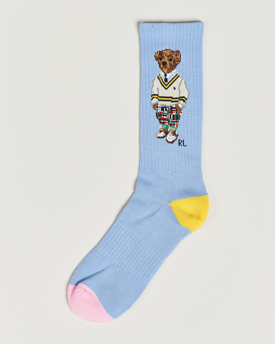 Herre | Undertøj | Polo Ralph Lauren | Cricket Bear Sock Blue Cricket