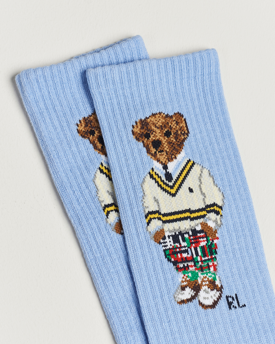 Herre | Undertøj | Polo Ralph Lauren | Cricket Bear Sock Blue Cricket