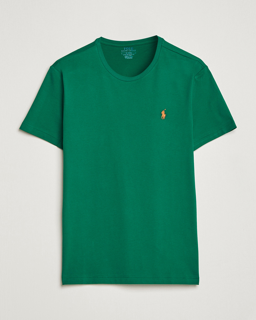 Herre | T-Shirts | Polo Ralph Lauren | Crew Neck T-Shirt Primary Green