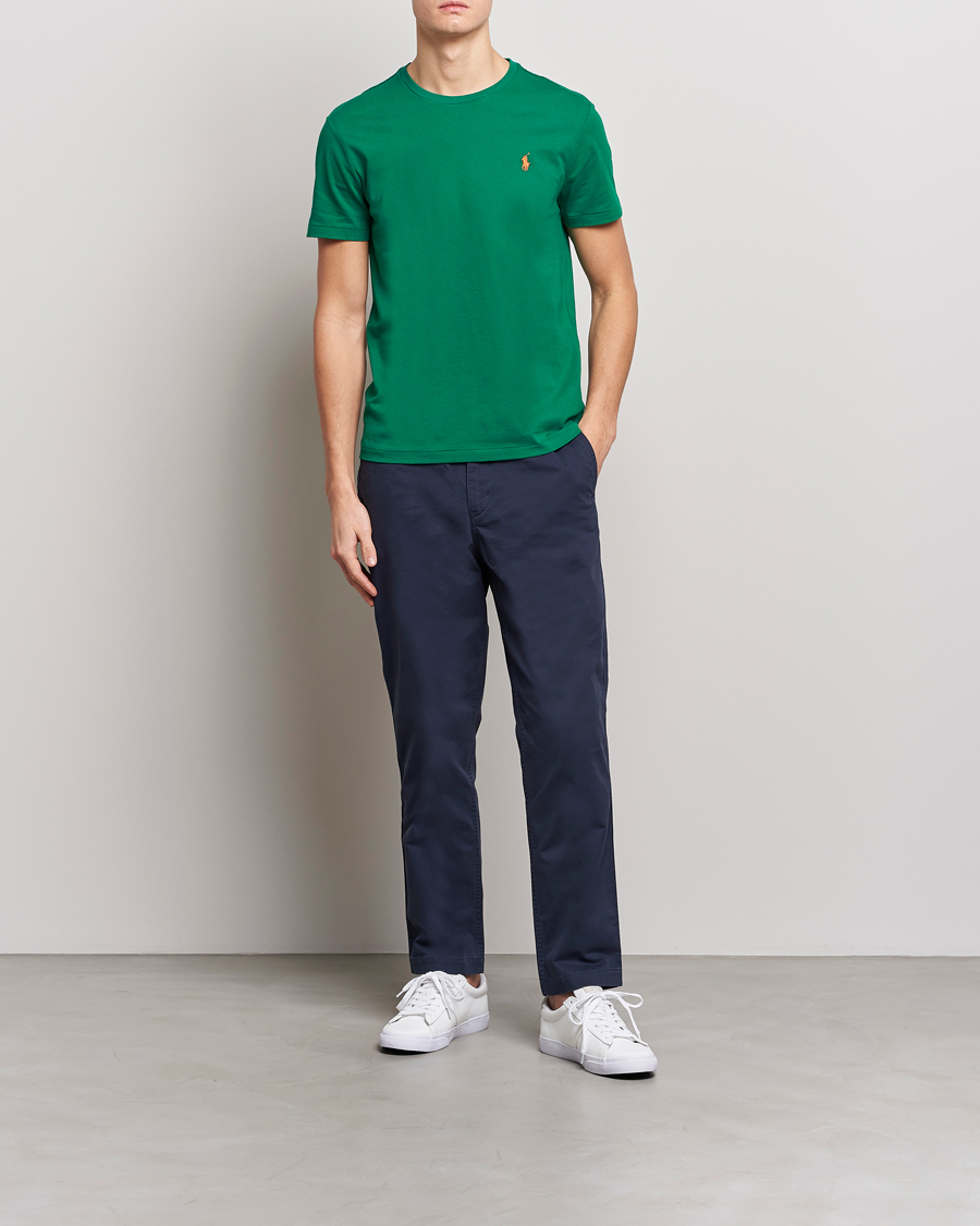 Herre | T-Shirts | Polo Ralph Lauren | Crew Neck T-Shirt Primary Green