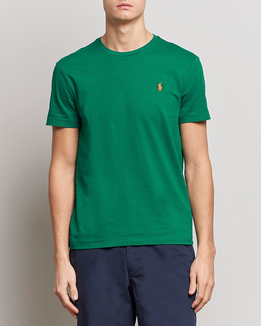 Herre | T-Shirts | Polo Ralph Lauren | Crew Neck T-Shirt Primary Green