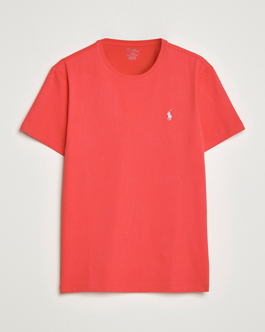 Herre | T-Shirts | Polo Ralph Lauren | Crew Neck T-Shirt Red Reef