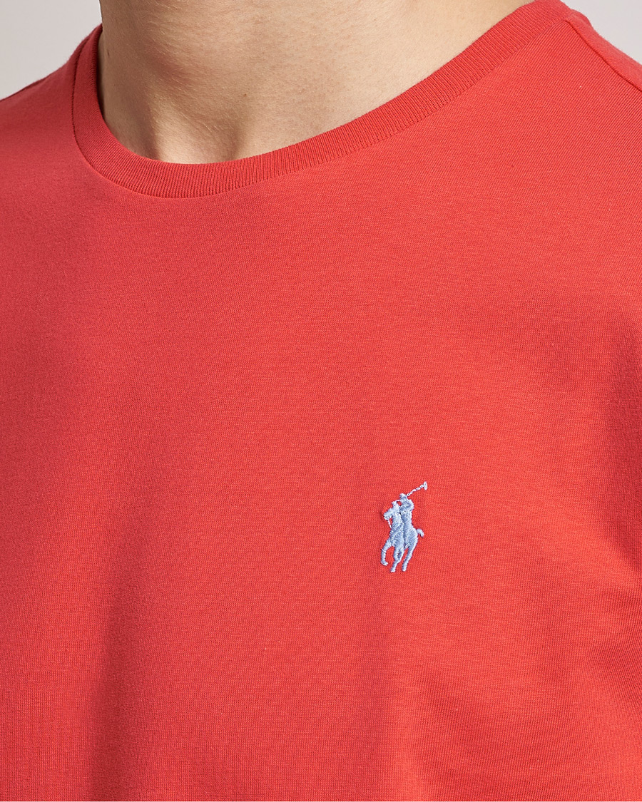 Herre | T-Shirts | Polo Ralph Lauren | Crew Neck T-Shirt Red Reef
