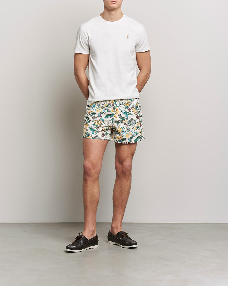 Herre | T-Shirts | Polo Ralph Lauren | Crew Neck T-Shirt Deckwash White