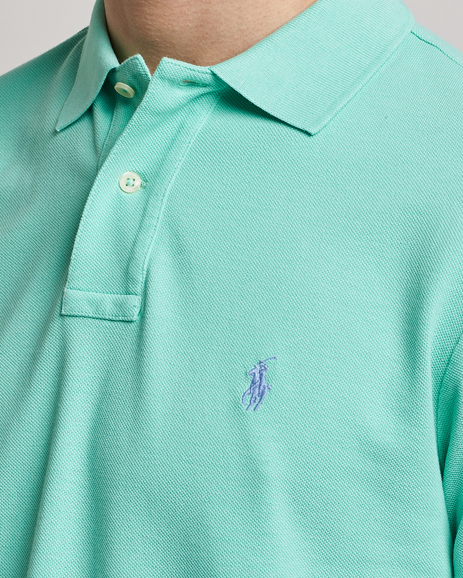 Herre | Polotrøjer | Polo Ralph Lauren | Custom Slim Fit Polo Aqua Verde