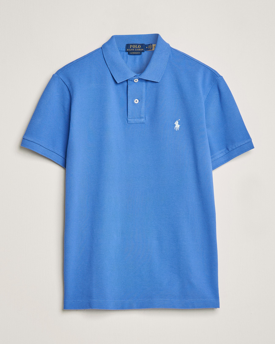Herre | Polotrøjer | Polo Ralph Lauren | Custom Slim Fit Polo Maidstone Blue