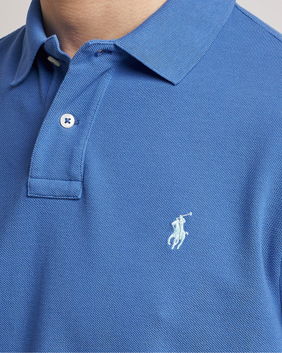 Herre | Polotrøjer | Polo Ralph Lauren | Custom Slim Fit Polo Maidstone Blue