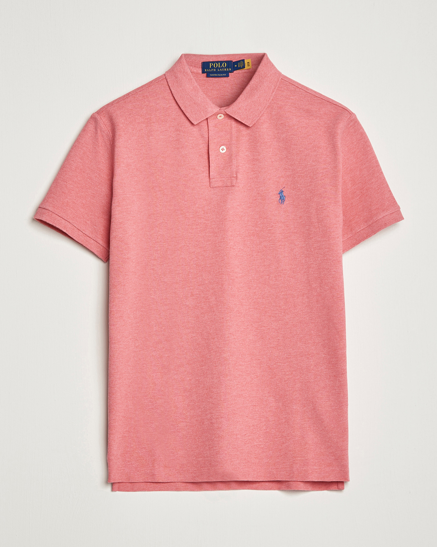 Herre | Polotrøjer | Polo Ralph Lauren | Custom Slim Fit Polo Highland Rose Heather