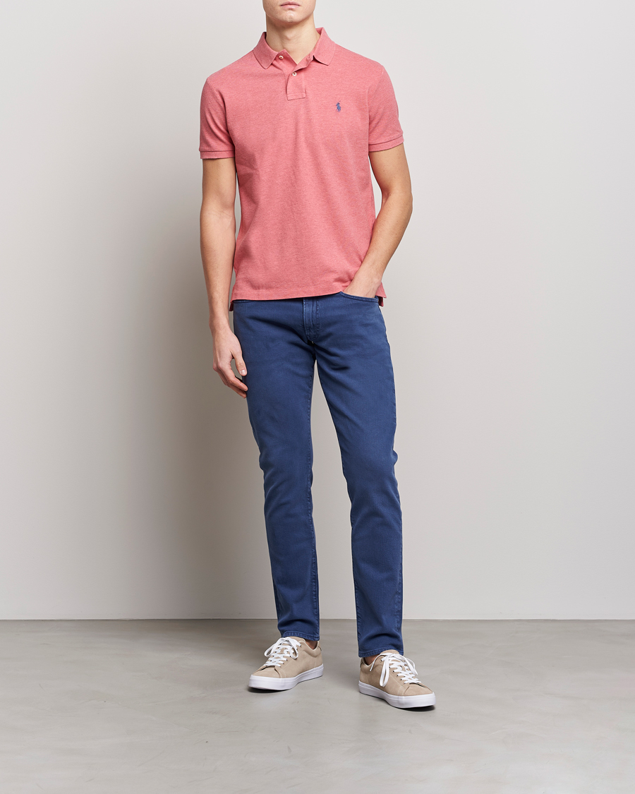 Herre | Polotrøjer | Polo Ralph Lauren | Custom Slim Fit Polo Highland Rose Heather