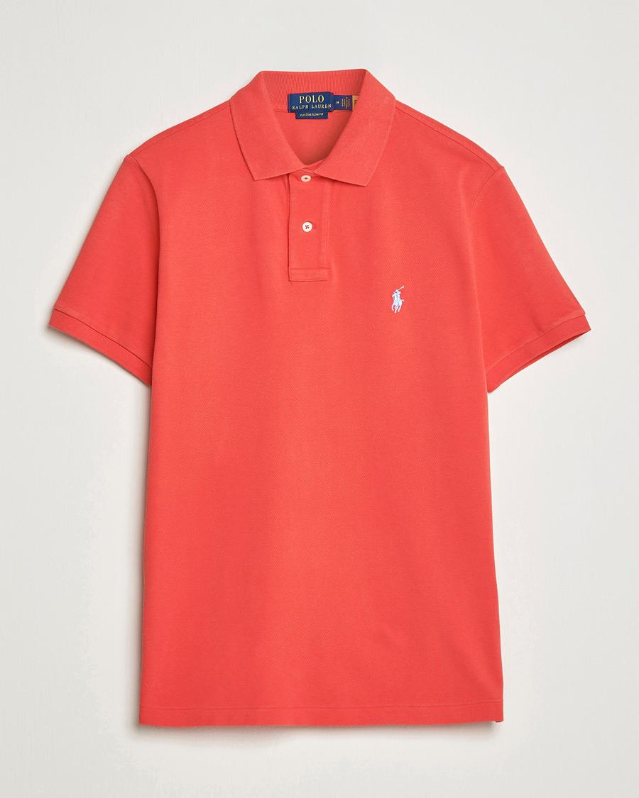 Herre | Polotrøjer | Polo Ralph Lauren | Custom Slim Fit Polo Red Reef
