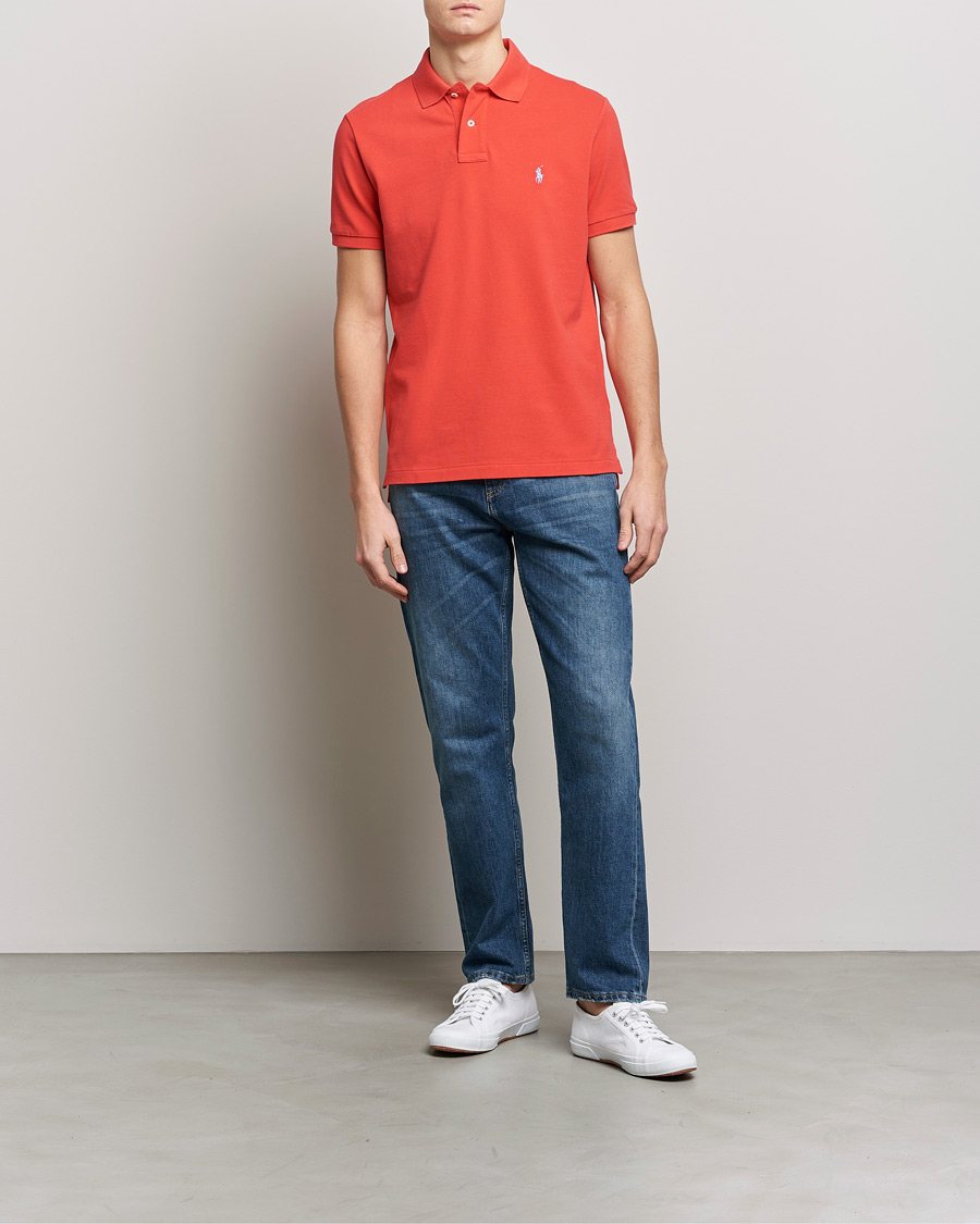 Herre | Polotrøjer | Polo Ralph Lauren | Custom Slim Fit Polo Red Reef