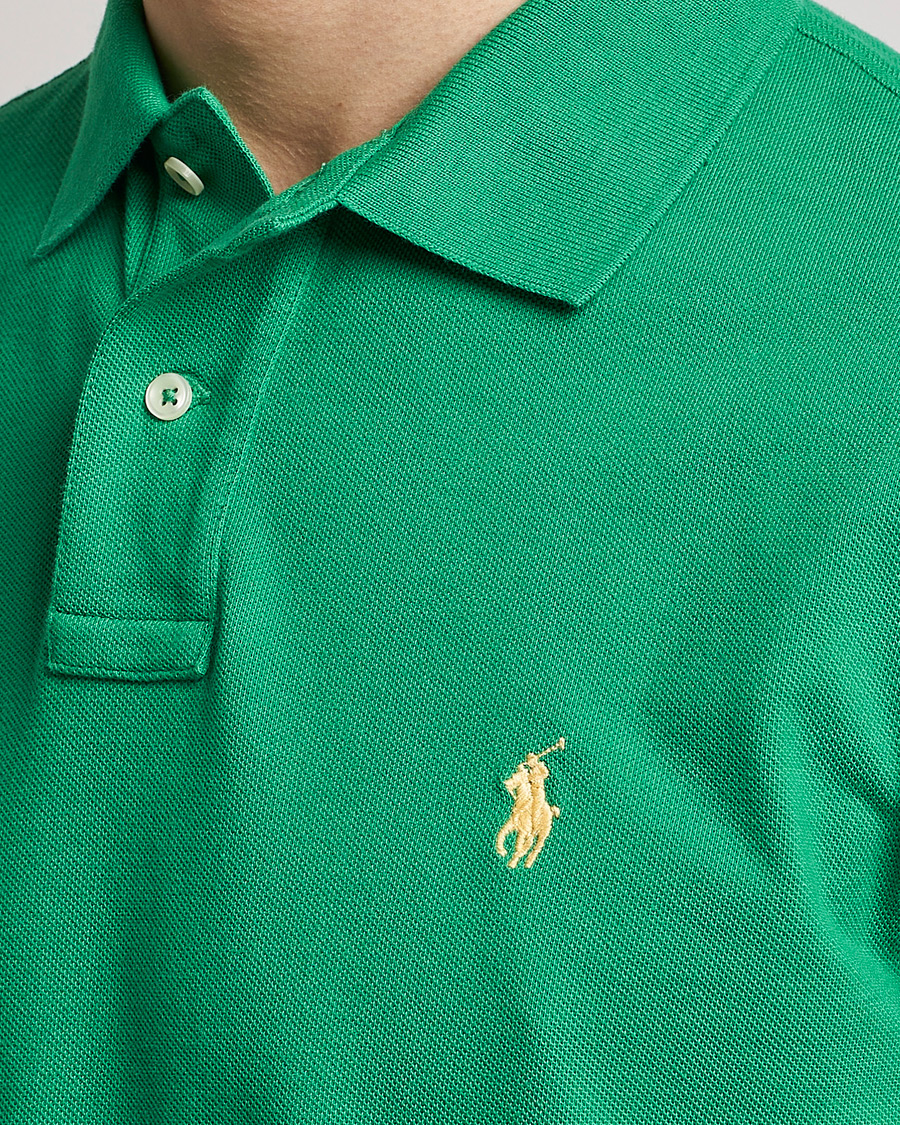 Herre | Polotrøjer | Polo Ralph Lauren | Custom Slim Fit Polo Optic Green