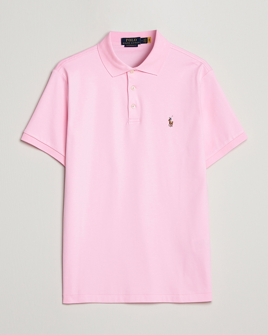 Herre | Polotrøjer | Polo Ralph Lauren | Luxury Pima Cotton Polo Carmel Pink