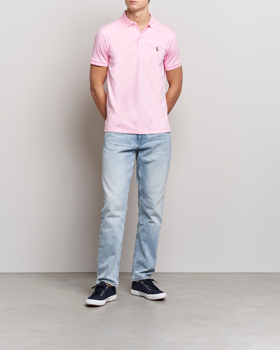 Herre | Polotrøjer | Polo Ralph Lauren | Luxury Pima Cotton Polo Carmel Pink