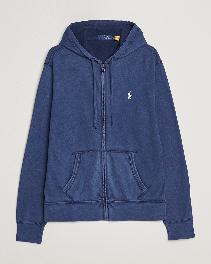 Herre | Trøjer | Polo Ralph Lauren | Spa Terry Full Zip Hoodie Newport Navy