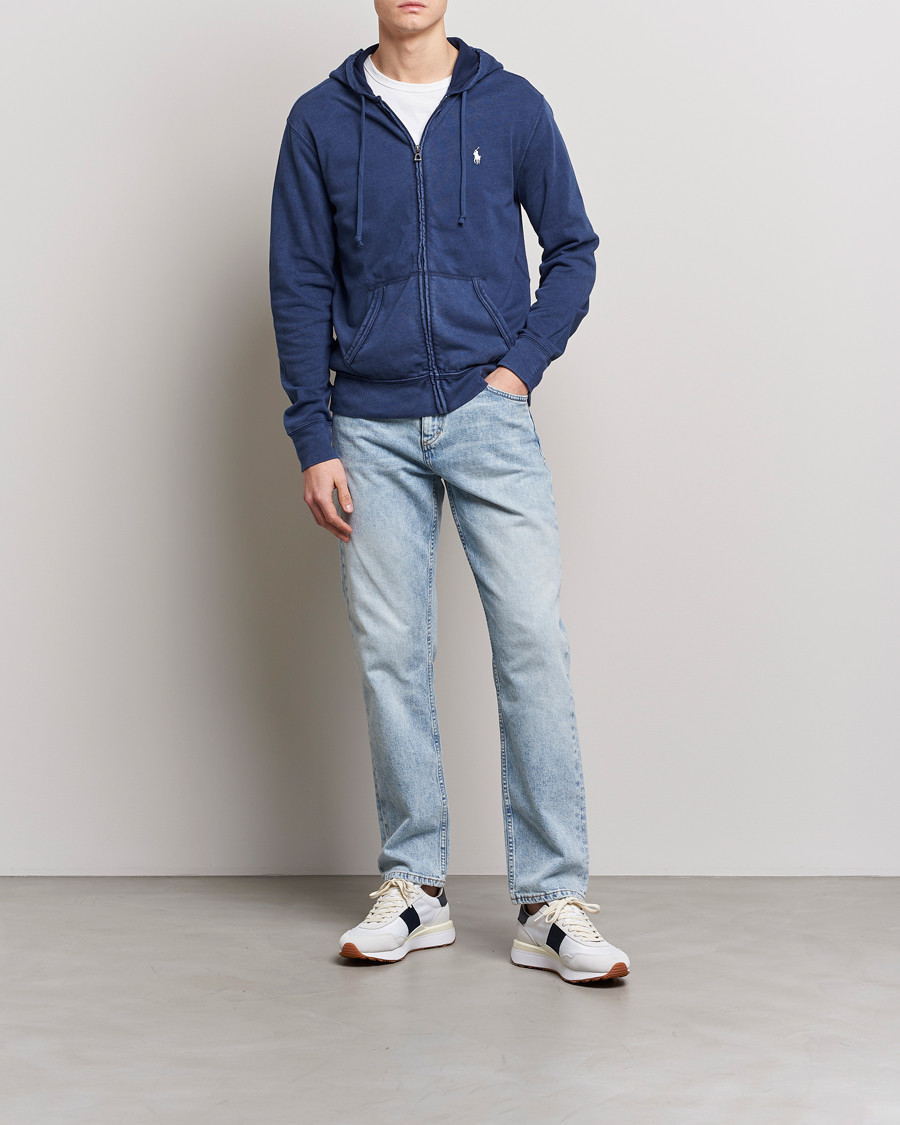 Herre | Trøjer | Polo Ralph Lauren | Spa Terry Full Zip Hoodie Newport Navy