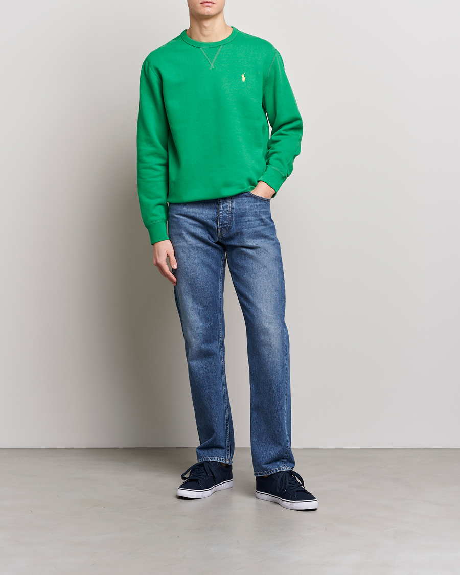 Herre | Trøjer | Polo Ralph Lauren | Crew Neck Sweatshirt Optic Green