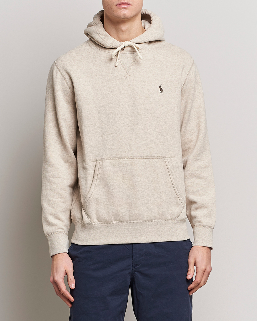 Herre | Trøjer | Polo Ralph Lauren | RL Fleece Hoodie Expedition Dune Heather